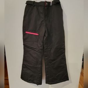 Swiss Tech Black snow pants Size M 7-8